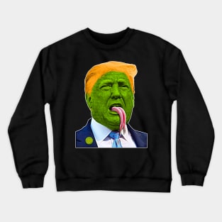 The Trump Lizard Person Party Crewneck Sweatshirt